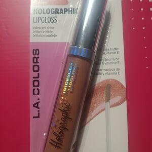 L.A. COLORS Holographic Lipgloss — Iridescent Warm Brown